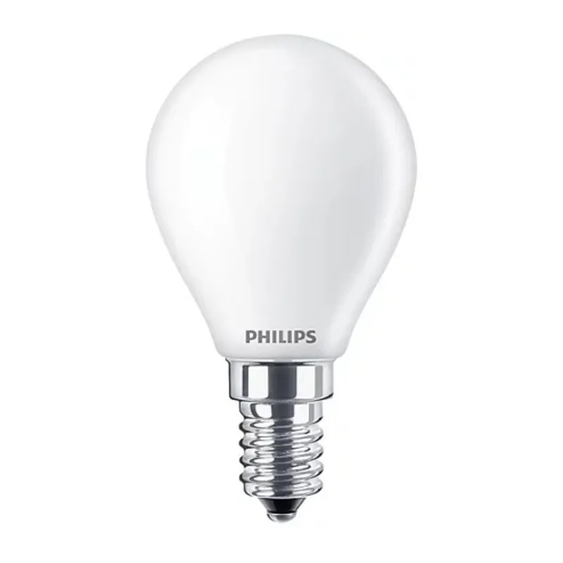 Philips LED E14 kogel 40-4.3 Watt Philips wit Gecertificeerd