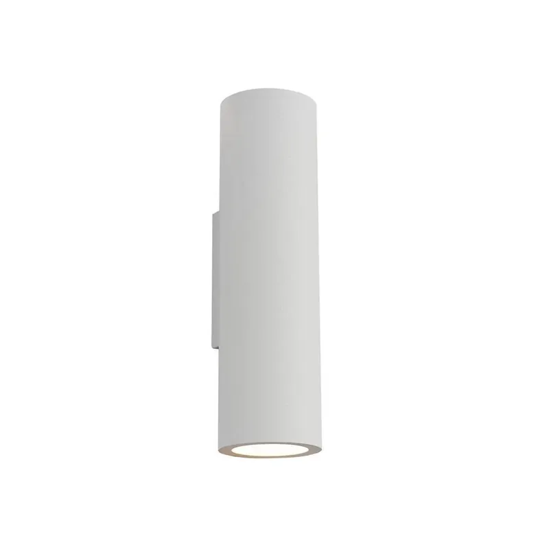 Artdelight Wandlamp Brest - 2 lichts - wit - 7x25 cm Hoge Kwaliteit