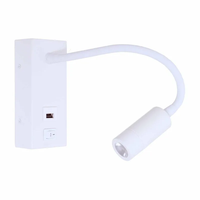 Seizoensaanbieding Artdelight Wandlamp Easy - wit - 30x14 cm