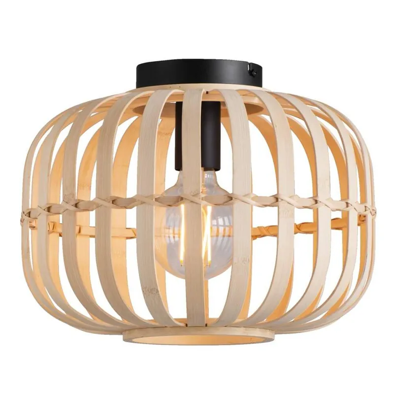 Plafondlamp Asher - naturel - E27 - 23xØ33 cm Favoriet