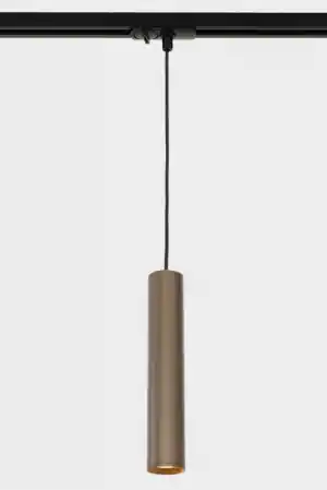 Koker hanglamp RUNNY 30 cm voor LUNA spanningsrail | Brushed Brown Copper Favoriet