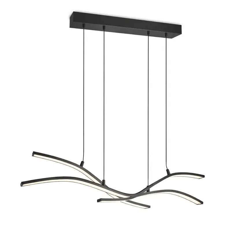 Koop Vandaag TRIO Select Hanglamp Spider e.move L 130 cm zwart