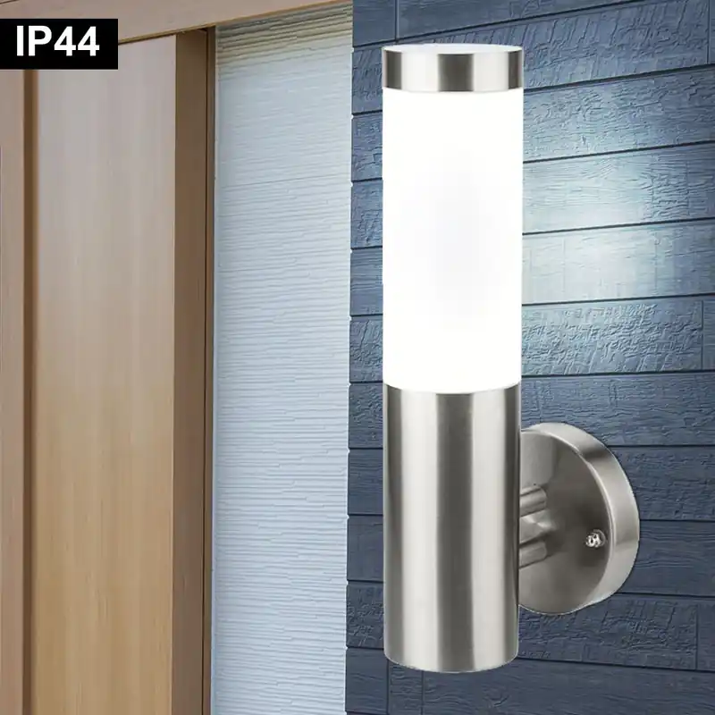 Wandlamp, roestvrij staal, H 33,5 cm V-833 Beperkte Voorraad