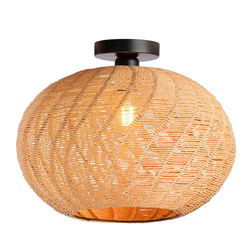 Plafondlamp Joya - naturel - Ø40x31 cm Gecertificeerd