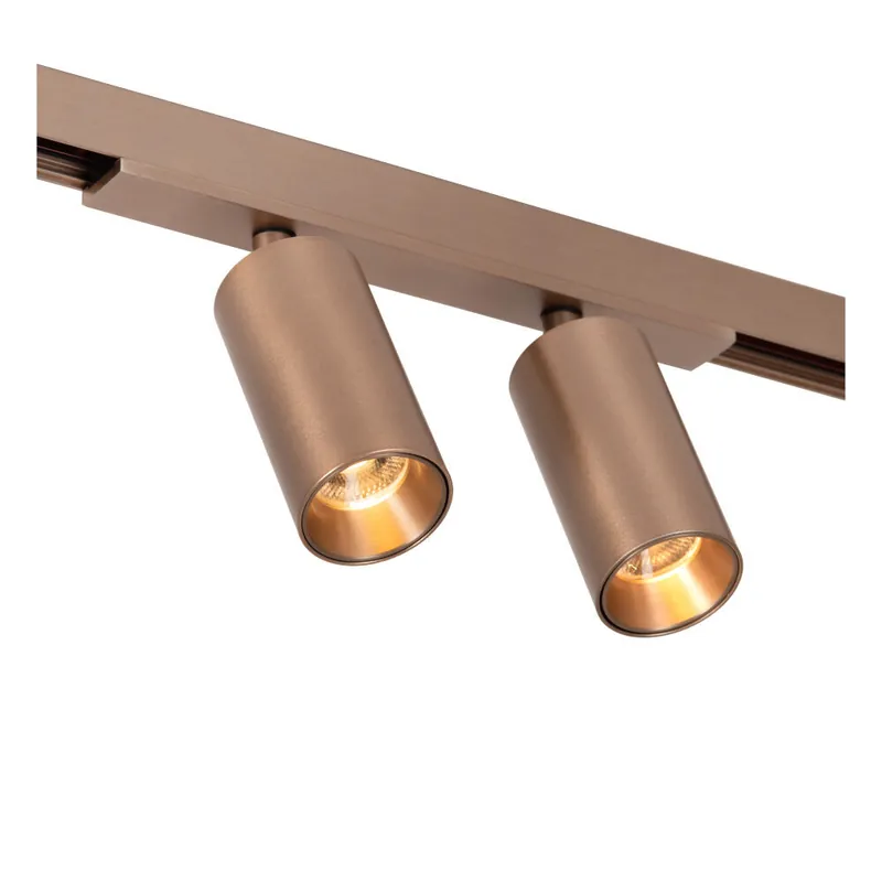 Direct Beschikbaar Lucide Premium LINIAL BIXX Railspot - 1-fase Railsysteem / Smart Railverlichting - Smart - 48V Track - 2xLED - Champagne