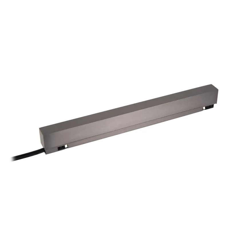 Tijdelijk Beschikbaar Lucide Premium LINIAL Opbouwdriver 200W - 1 fase Railsysteem / Railverlichting - Smart - 48V Track - Zwart Mat Chroom