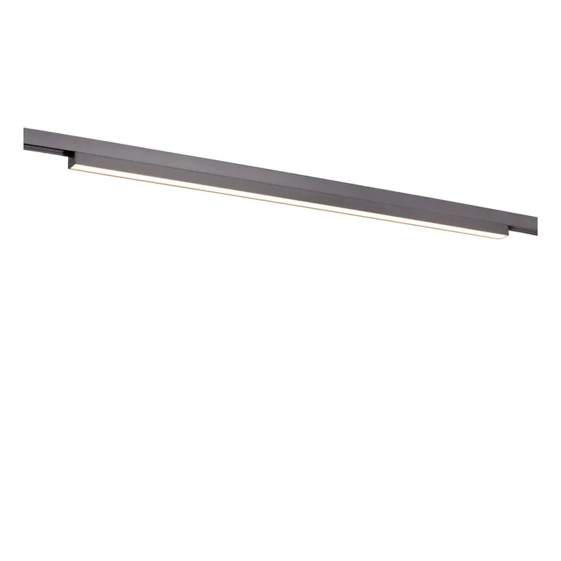 Exclusieve Aanbieding Lucide Premium LINIAL GLYXX Railspot - 1-fase Railsysteem / Smart Railverlichting - Smart - 48V Track - 1xLED - Mat Zwart Chroom