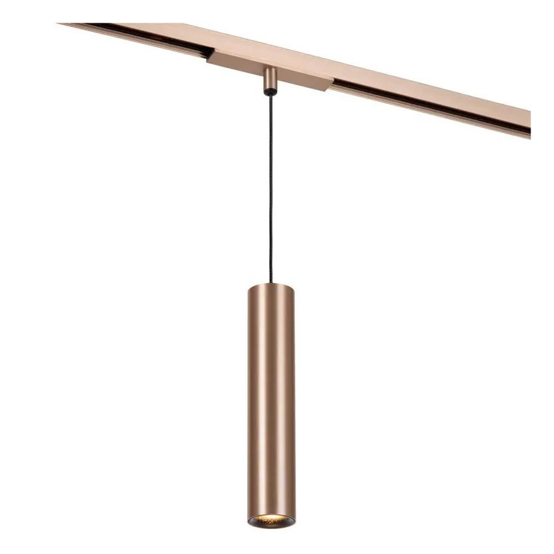 Lucide Premium LINIAL LUXUS Hanglamp - 1-fase Railsysteem / Smart Railverlichting - Smart - 48V Track - 1xLED - Champagne Tijdelijk Beschikbaar