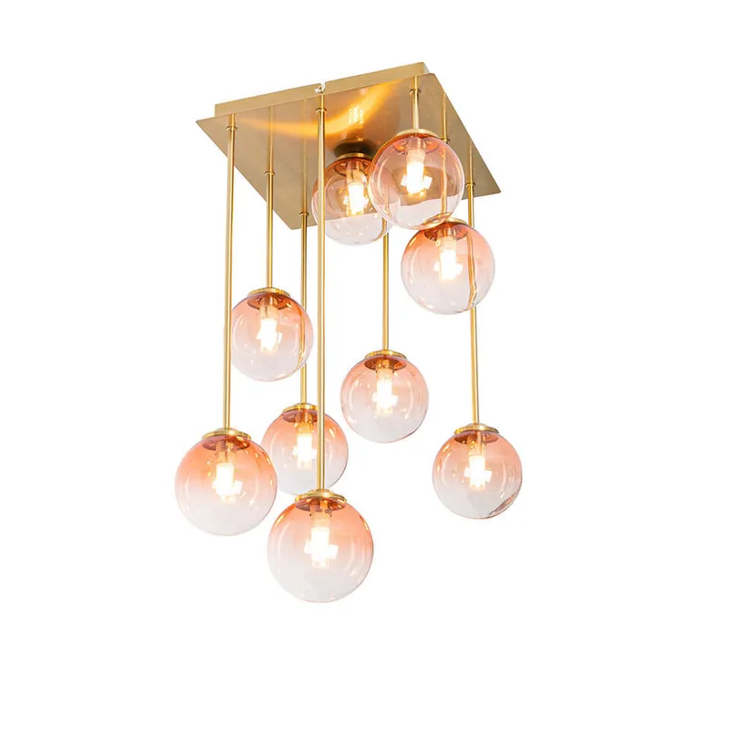 Gratis Retour Qazqa plafondlamp athens roze g9