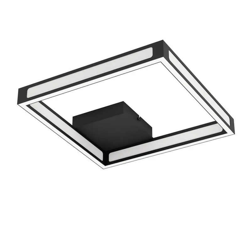 Lage Kosten EGLO Altaflor Plafonnière - LED - 31.5 cm - Zwart/Wit