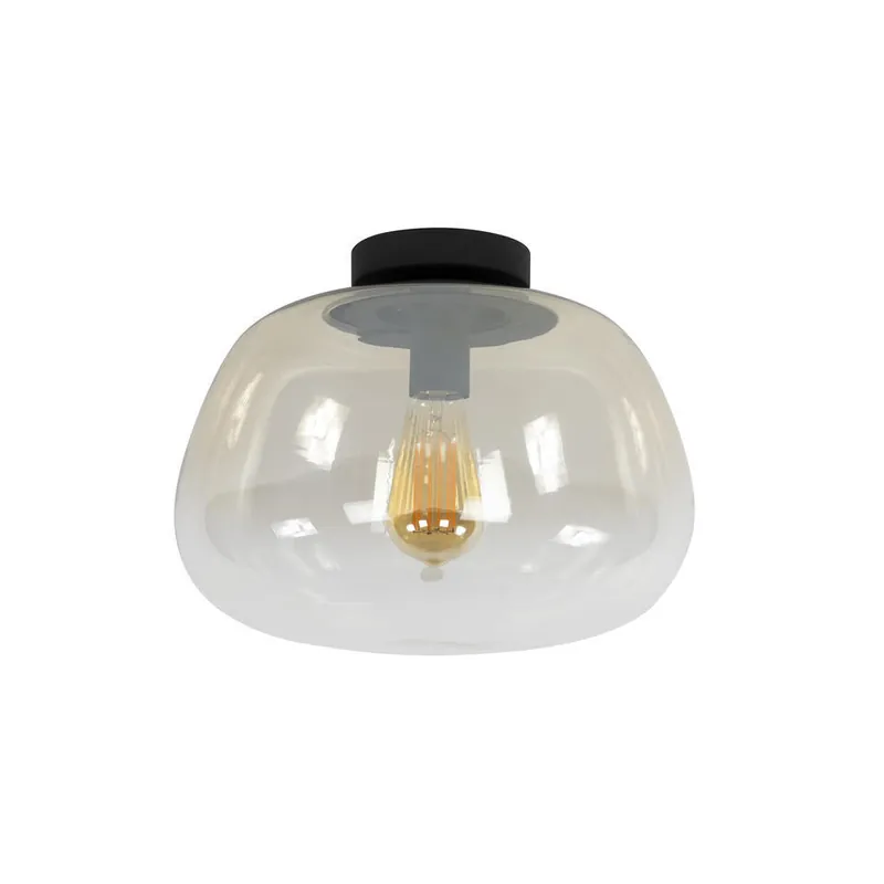 Hoyz Collection - Plafondlamp Pulse Shaded 1-lichts - Amber Glas Bestseller