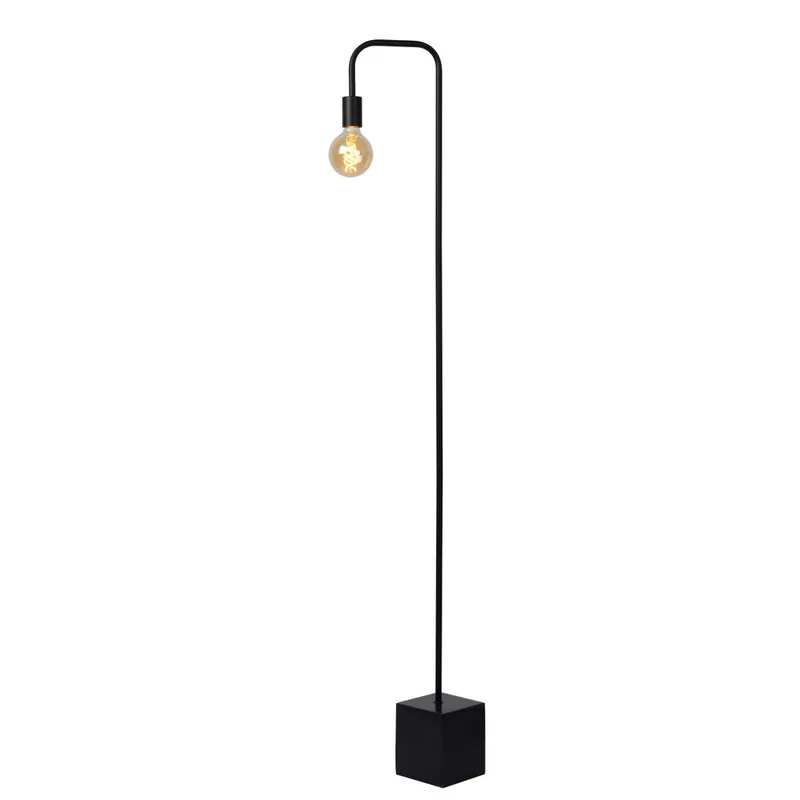 Lucide LORIN - Vloerlamp - 1xE27 - Zwart Aanbieding