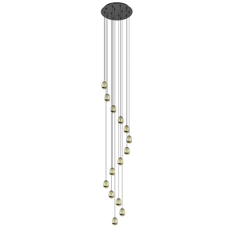 Betaalbaar Videlamp Golden Egg 14L zwart/goud