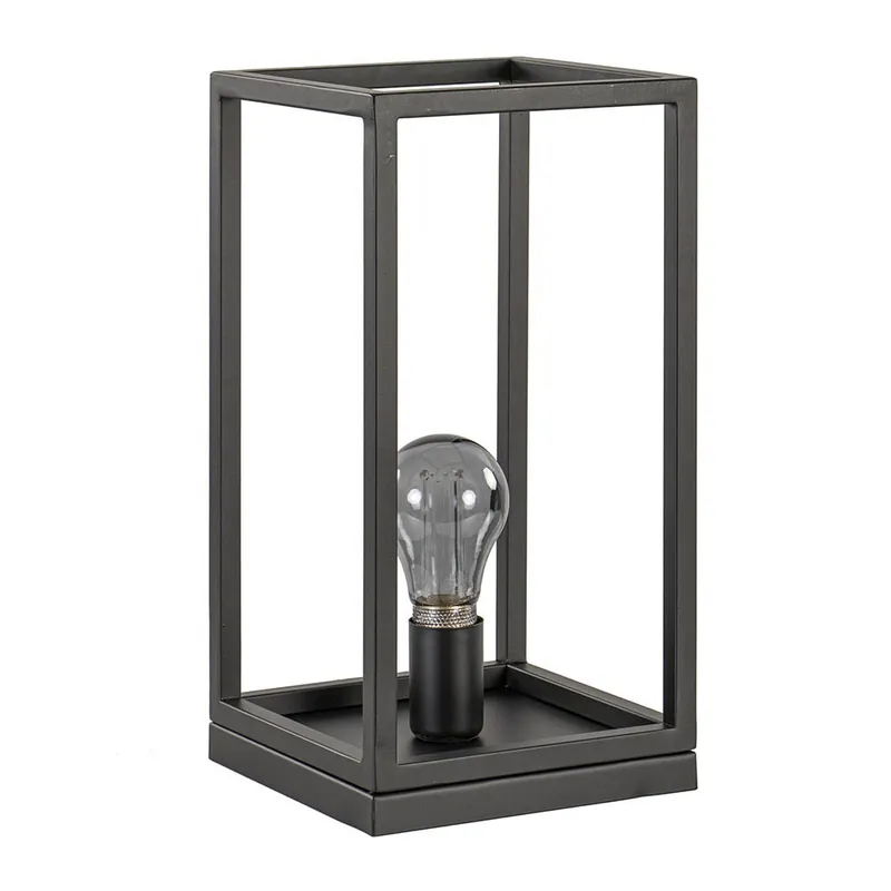 Snelle Levering Vierkante tafellamp frame zwart modern