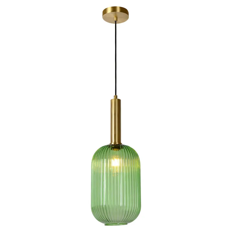 Gratis Verzending Lucide MALOTO - Hanglamp - Ø 20 cm - 1xE27 - Groen