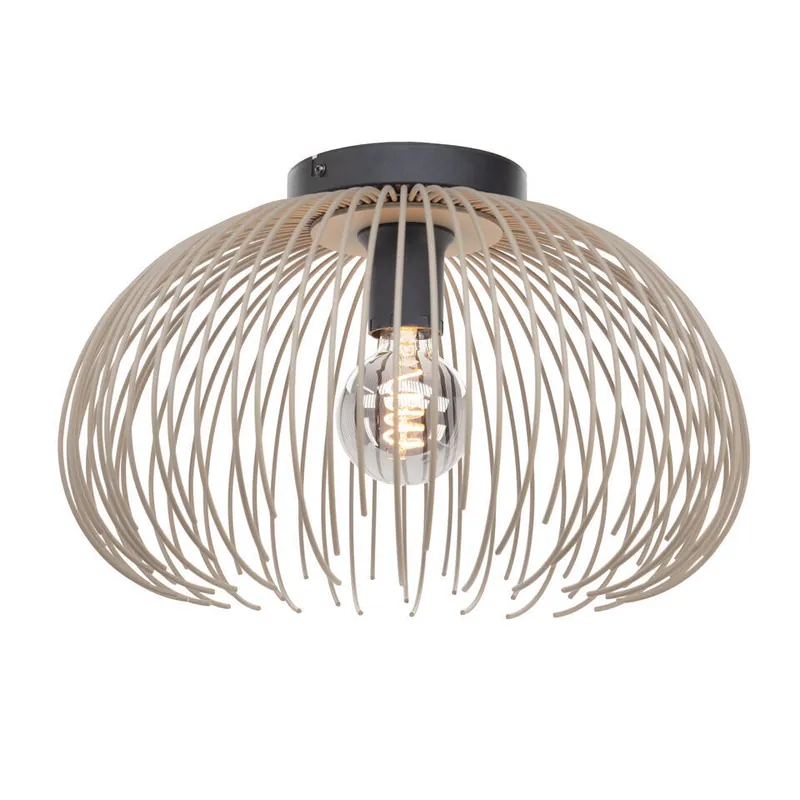 Lage Kosten EGLOVenezuela-APlafondlamp-E27-Ø38,5cm-Zandkleur