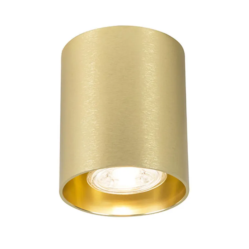 Weekendaanbieding Qazqa spot tubo goudkleurig gu10