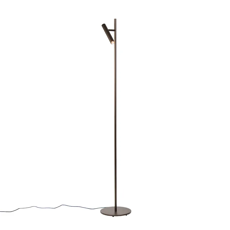 Merkproduct Vloerlamp 1L – Bruin/brons