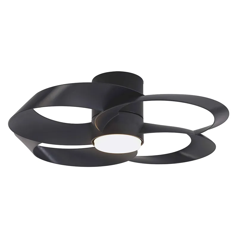 Koopje Ventilator Rose zwart remote cct