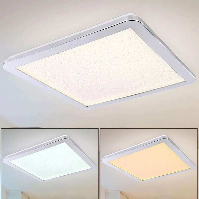 Beste Prijs LED-paneel, 1485 lumen, kristallen, CCT, L 40 cm, GUSSAGO