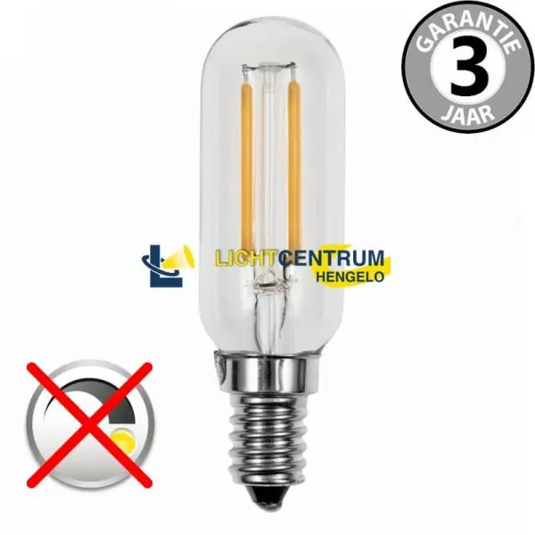 Favoriet TCP LEDclassic buislamp 15 watt E14 (1,5W) | extra warm