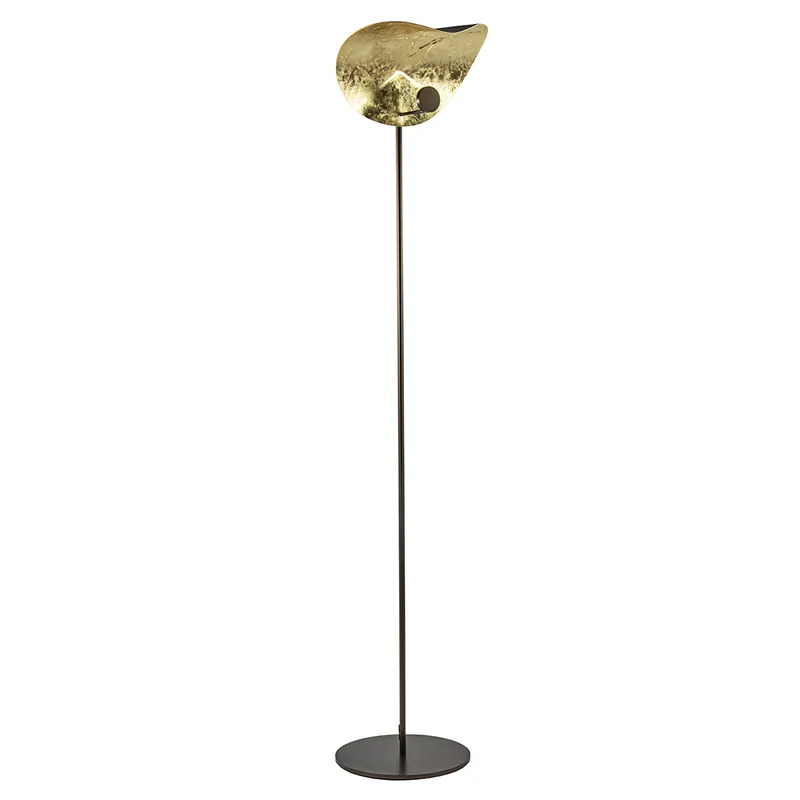 Vloerlamp Chapeau coffee/goldleaf Actieprijs