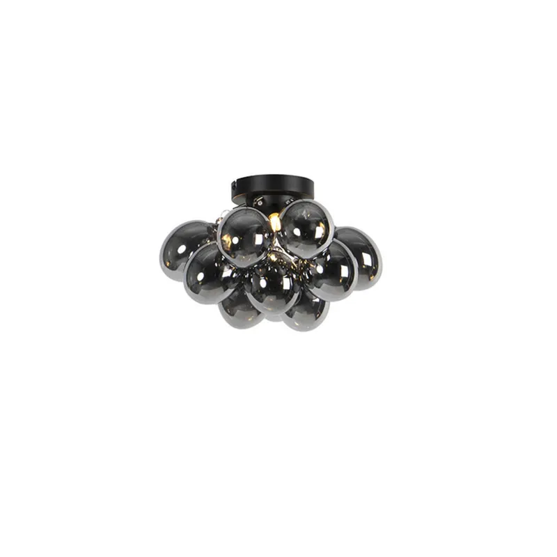 Qazqa plafondlamp uvas zwart g9 Premium