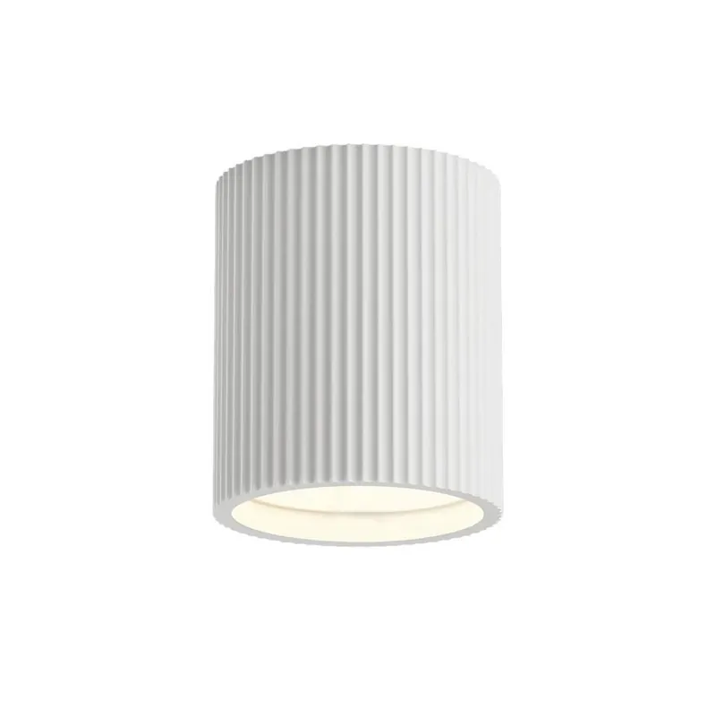 Artdelight Plafondlamp Toulouse - wit - 11x13 cm Betrouwbaar