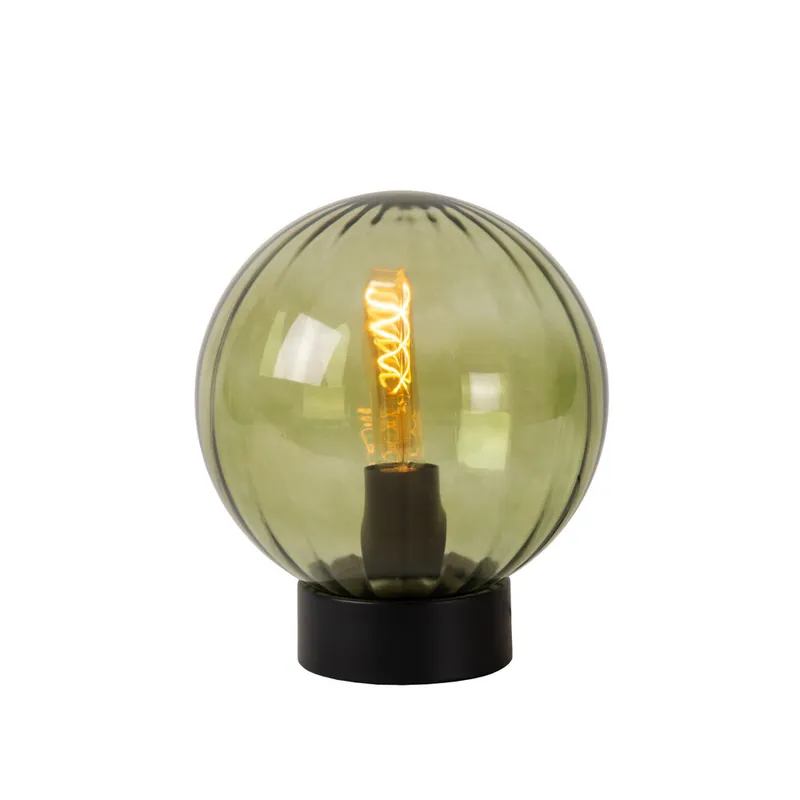 Betaalbaar Lucide MONSARAZ - Tafellamp - Ø 25 cm - 1xE27 - Groen