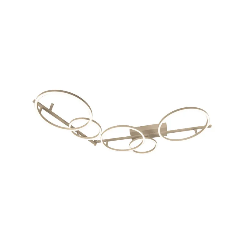 Alleen Vandaag Lucide NICOLA - Plafonnière - LED - CCT - 1x37W 2700K/4000K - Taupe | Essential