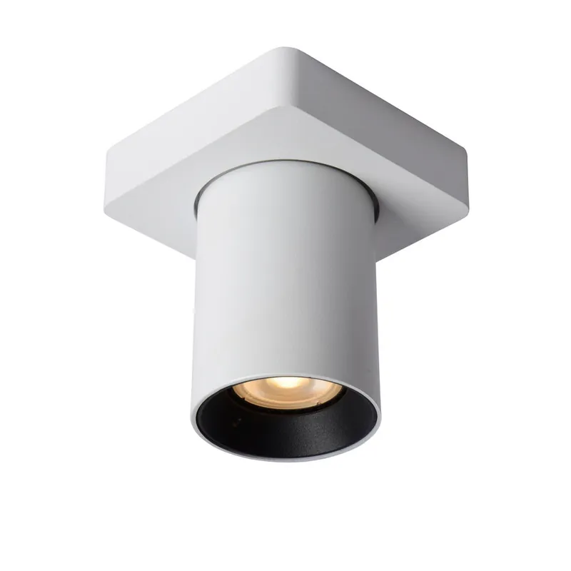 Lucide NIGEL - Plafondspot - LED Dim to warm - GU10 - 1x5W 2200K/3000K - Wit Populair