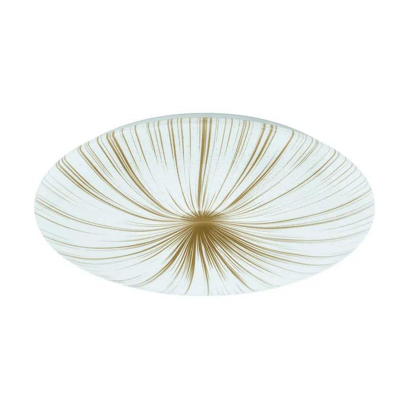 Tijdelijk Beschikbaar EGLO Nieves 1 Plafond- en Wandlamp - LED - Ø 51 cm - Wit/Goud