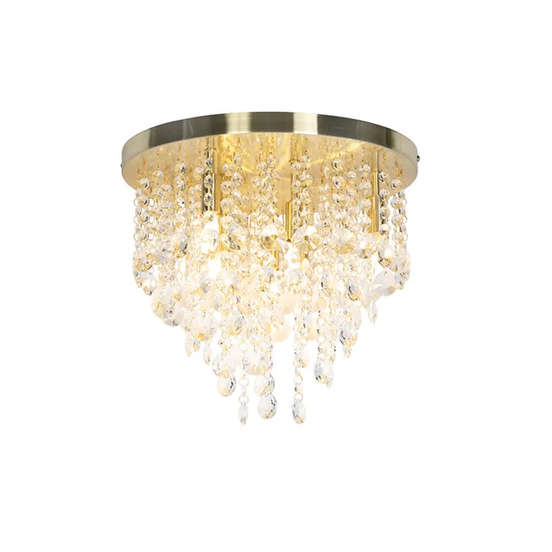 Qazqa plafondlamp medusa goudkleurig g9 Finale Uitverkoop