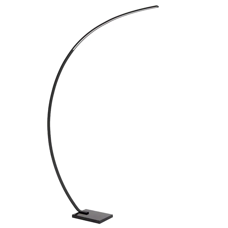 Express Levering Vloerlamp zwart/zwart marmer