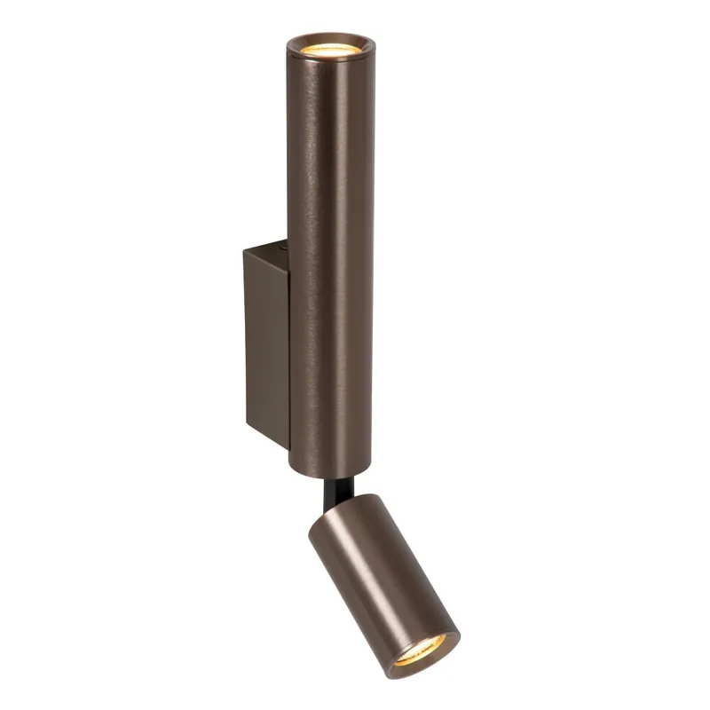 Beste Prijs Lucide OTIMO - Wandspot / Wandlamp - 2xGU10 - Koffie | Essential