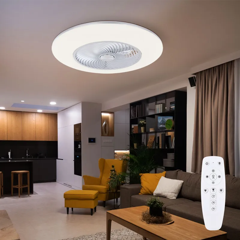 Nu Kopen LED plafondventilator, verlichting met afstandsbediening, D 58 cm