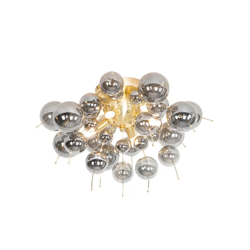 Qazqa plafondlamp explode goudkleurig g9 Must-Have