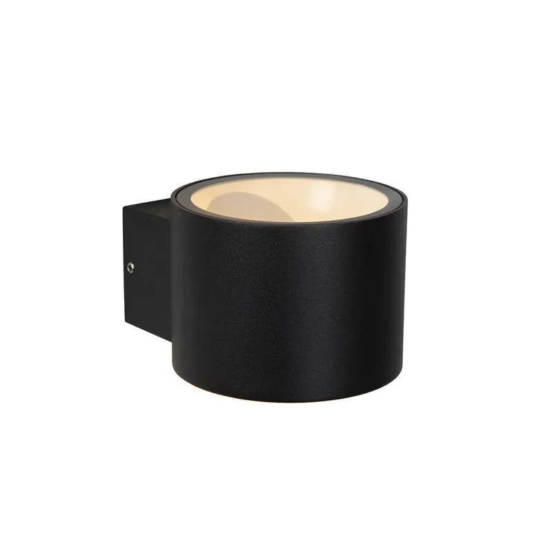 Lucide OXFORD - Wandlamp Binnen/Buiten - 1xG9 - IP54 - Zwart Direct Beschikbaar