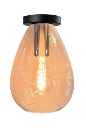 Aanbieding Freelight Plafondlamp Dorato - zwart goud - 18.5x26 cm