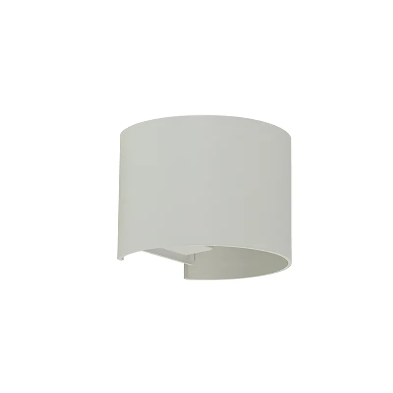Koop Vandaag Wandlamp Davos rond wit IP54 2700k