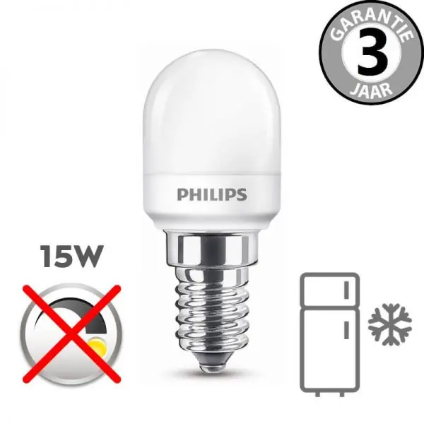 Laatste Kans LED schakelbord koelkast lamp T25 15W (1,7W) E14 | Niet dimbaar