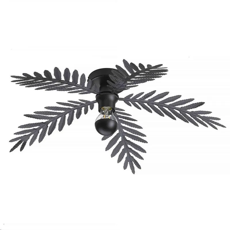 Actieprijs Ylumen Plafondlamp Palm - zwart - 60x10 cm