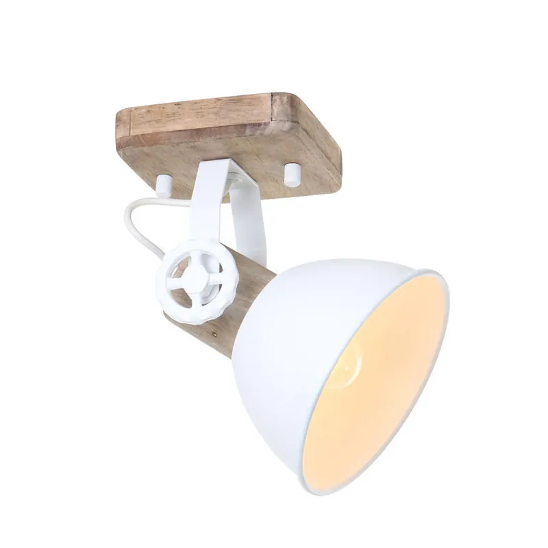 Bestseller Mexlite Spot gearwood - wit - 15x17 cm