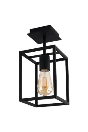 Nowodvorski Plafondlamp Crate H 30,5 cm B 15 cm zwart Aanbieding