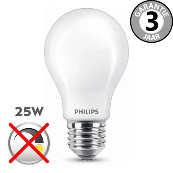 Aanbieding Philips LEDclassic standaard 25 watt (2,2W) E27 | Mat