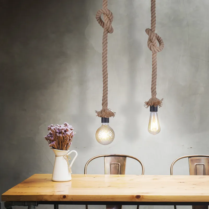 Hete Deal Hanglamp, henneptouw, H 120 cm, ROPE