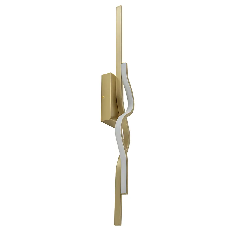 Wandlamp Twin matgoud Op = Op