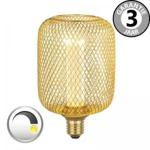 Beperkte Voorraad Dimbare LED lamp 3,5W GAAS DECO cilinder 100mm E27 | Goud