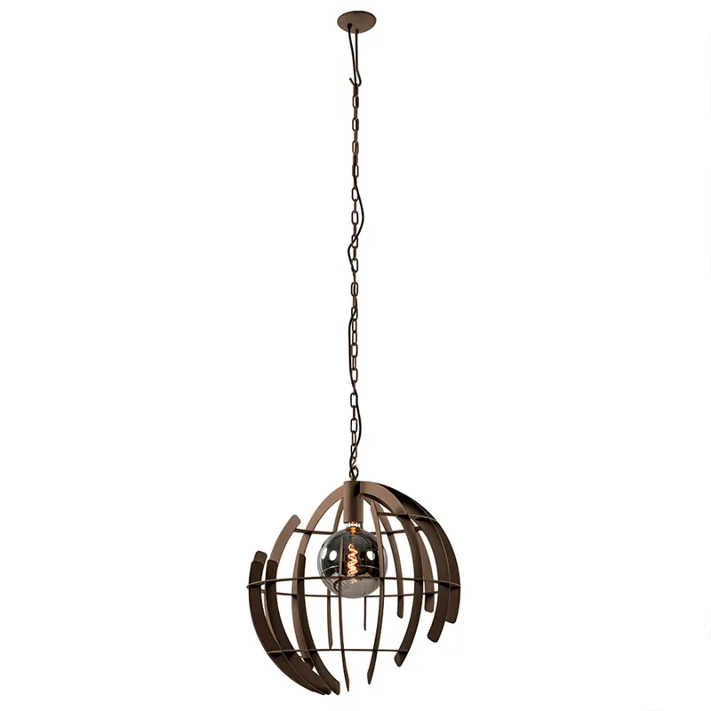 Ztahl open structuur hanglamp Terra Ø60 in platinum kleur Veilige Betaling