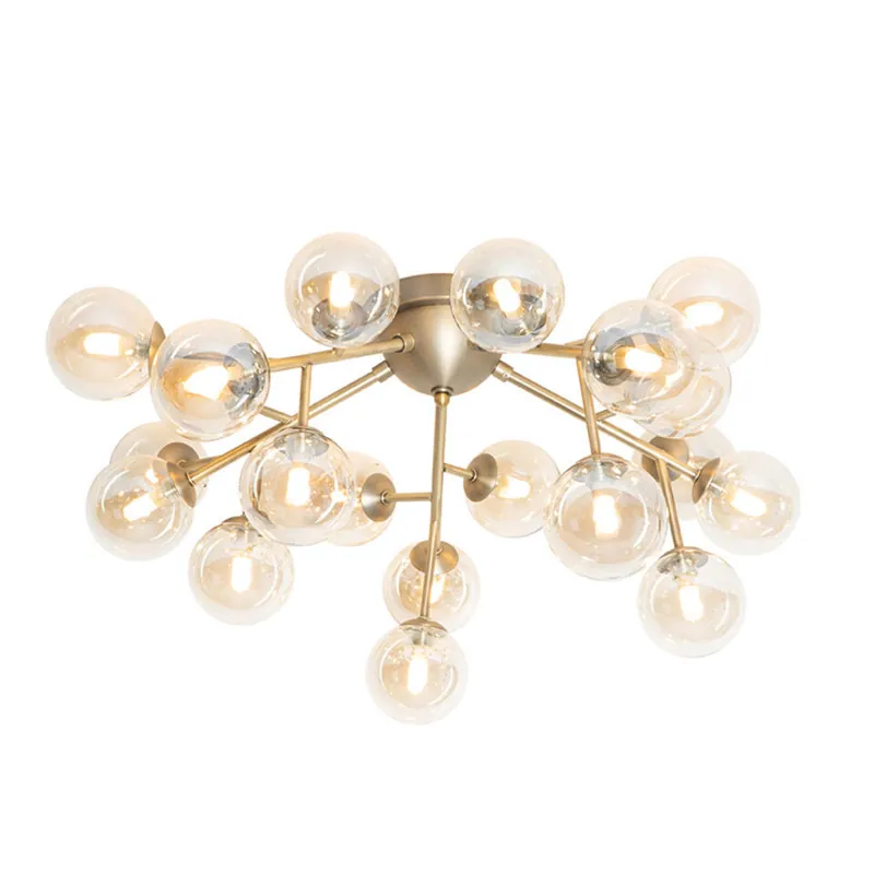 Qazqa plafondlamp bianca bronskleurig g9 Lage Prijs